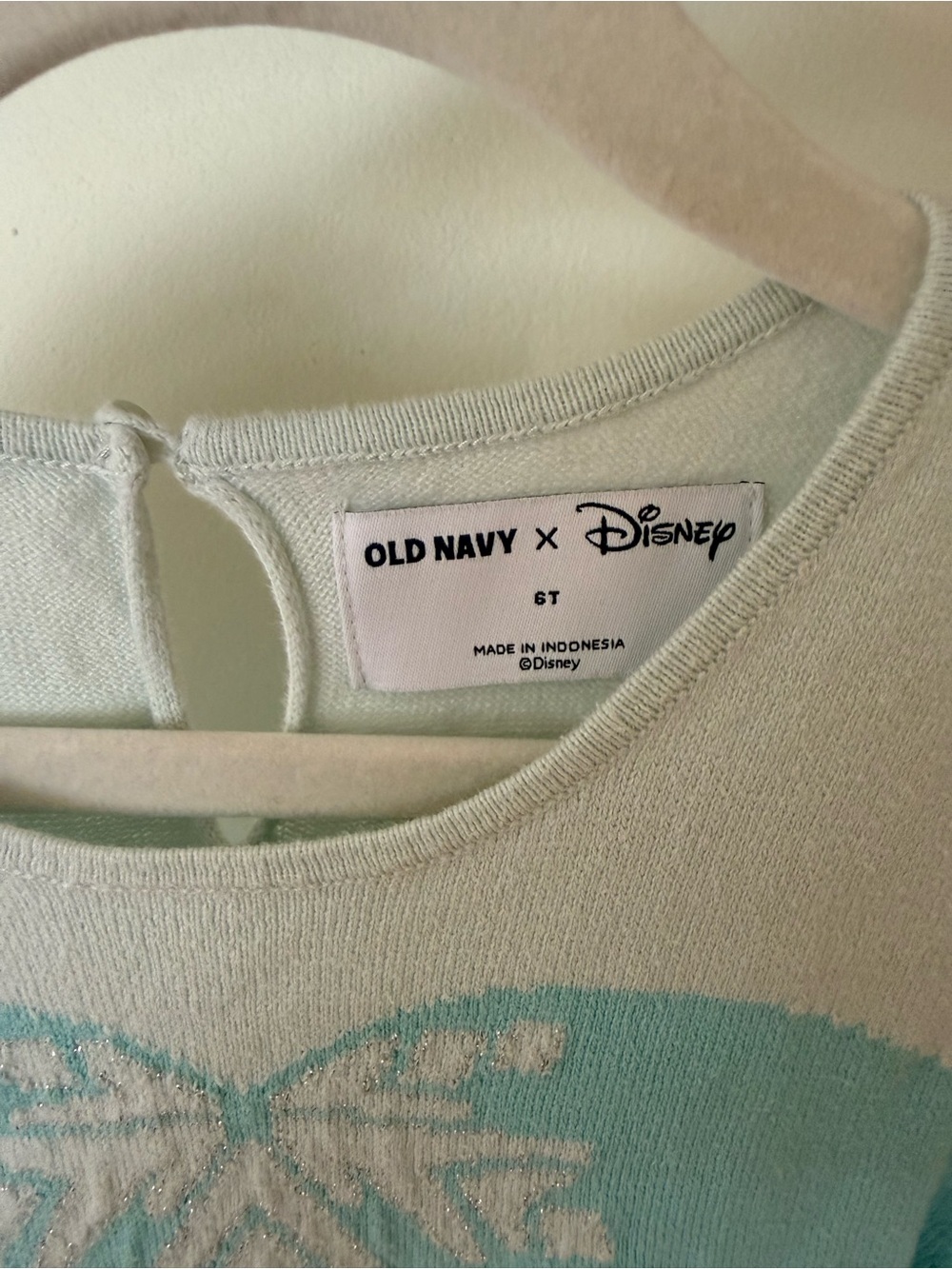 Old Navy Light Blue & White Girls' Tulle Dress - Picture 2 of 3